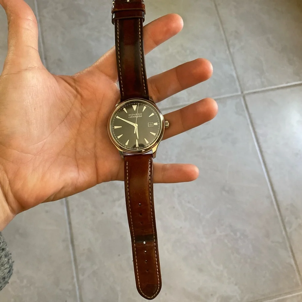 Men's Movado Heritage Series Calendoplan - Picture 5 of 5